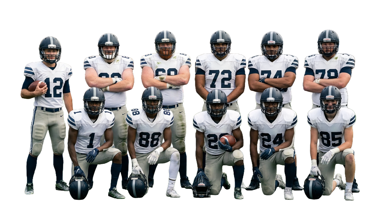 Image of a football team