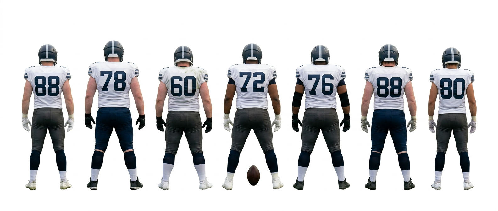 Diagram showing run hole numbers