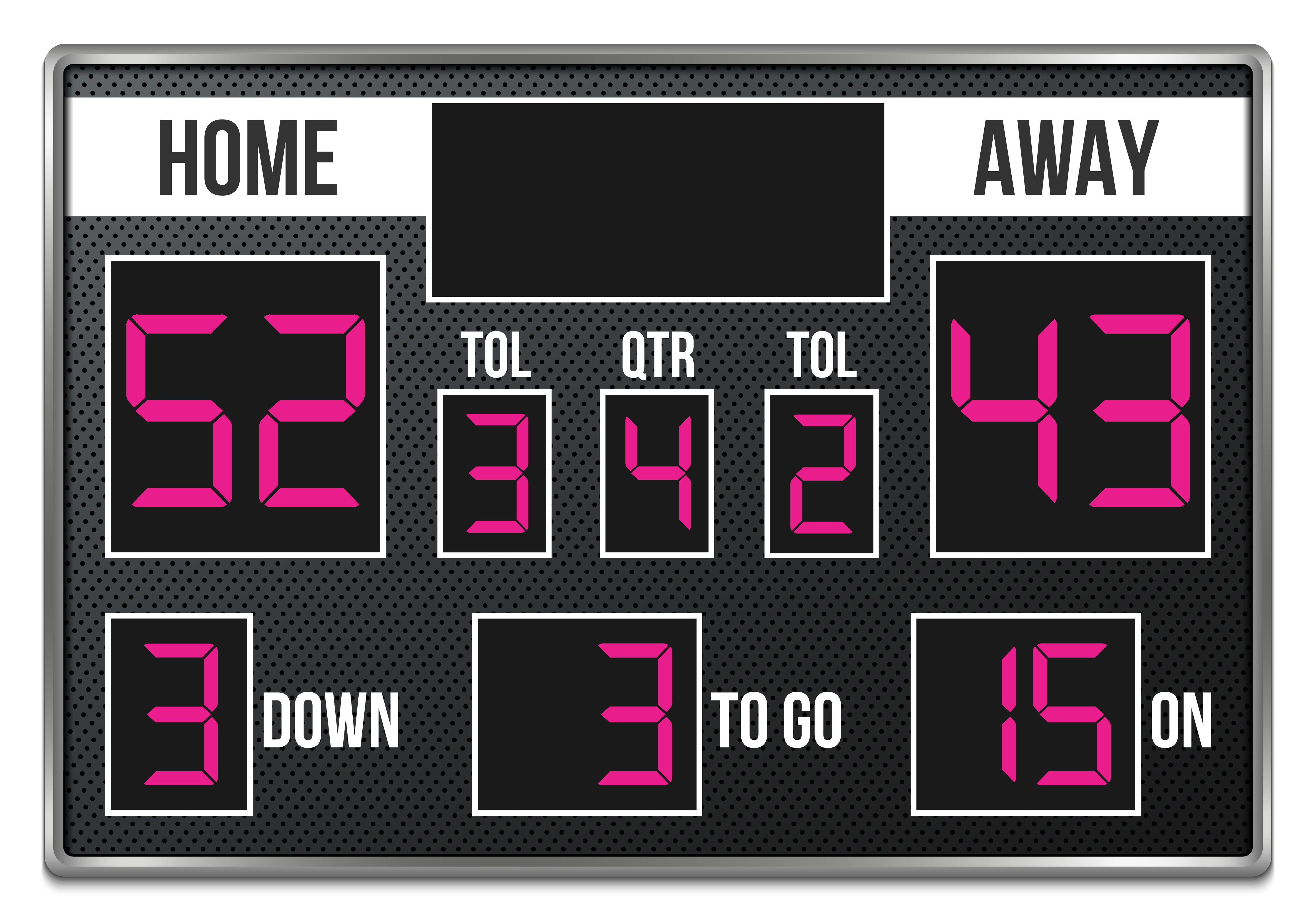 Football scoreboard
